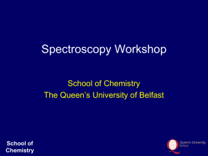 Spectroscopy UV-vis, IR, NMR and MS