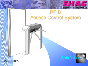 Control de accesos RFID
