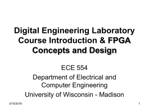 Digital Engineering Laboratory Course Introduction