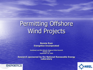 Permitting Offshore Wind Projects