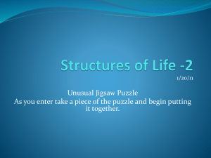 structures of life session 3