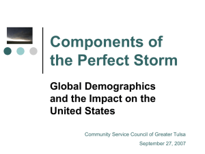 Global Demographics and the Impact on the United States