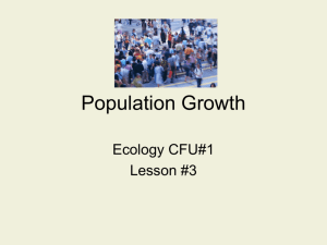 Human Population Growth Data & Analysis Questions
