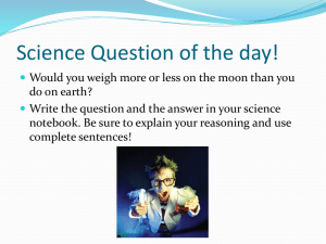 Chapter One: Atoms, Elements, and Compounds