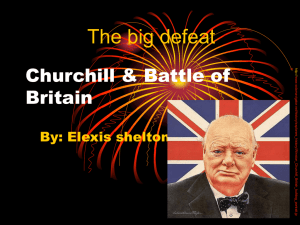 Churchill & battle of Britain - US-History-Twinsburg