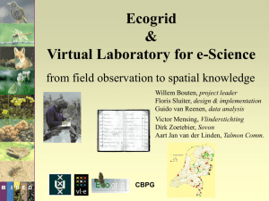 EcoGrid and Virtual Laboratory e-Science - National e