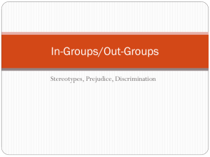In-GroupsOut-Groups - Doral Academy Preparatory
