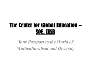 Global Education Presentation - Indiana University South Bend