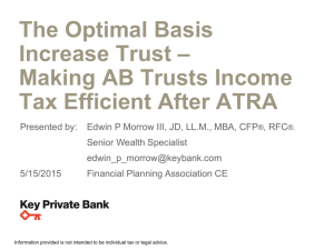 The Optimal Basis Increase Trust
