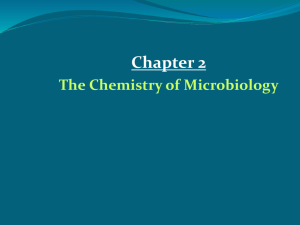 Chapter 2: The Chemistry of Microbiology