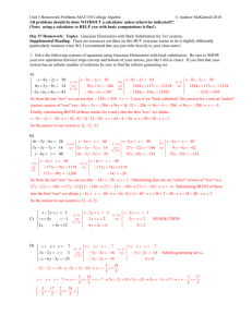 Unit 5 Homework Solutions (and answers)