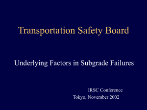 Transportation Safety Board - International Rail Safety Conference