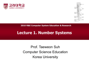 Lec1 Number Systems