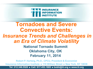 Tornadoes and Severe Convective Events