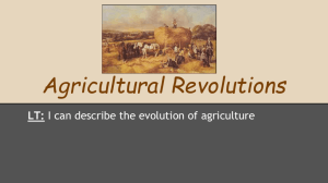 Agricultural Revolutions