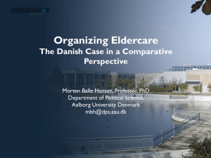 Organizing eldercare