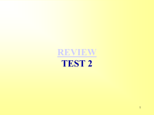 REVIEW TEST 1