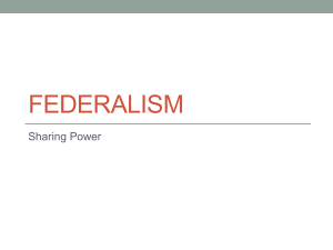 Federalism PP Notes