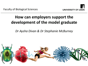 How can employers support the development of the model graduate