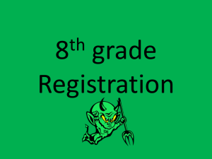 7th grade Registration