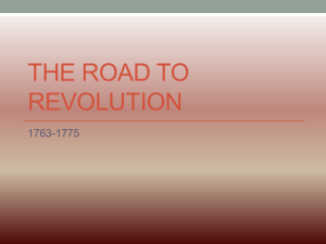 The Road To Revolution - The Taft School | Haiku Learning