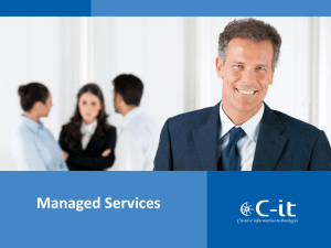 Managed Services – C-it