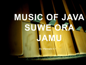 Music of Java Suwe Ora Jamu By: Permata 9.1