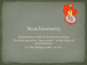 Stoichiometry