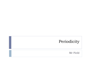 Stoichiometry - Mr Field's Chemistry Class