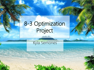 Optimization Project