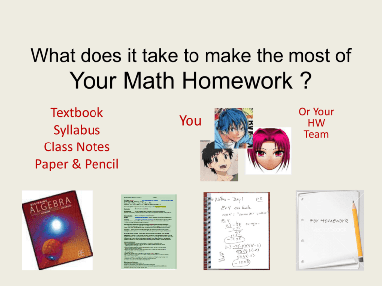 review homework meaning