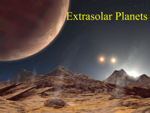 search for extrasolar planets