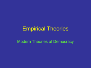 Democratic Theories