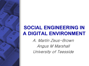 E-Social Engineering