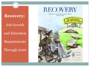 Job Growth and Education Requirements Through 2020