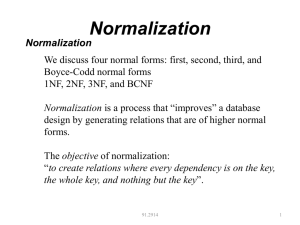 8 Normalization