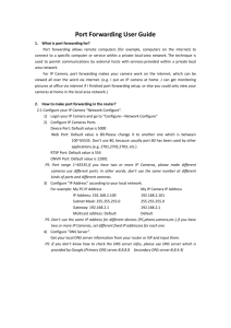 Port Forwarding User Guide