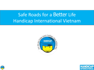 HIB road safety program HI Vietnam 2009