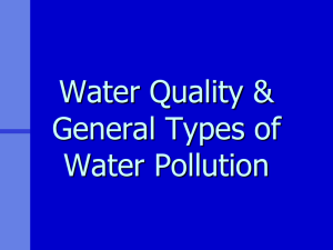 Water Quality Notes - CynthiaJankowski