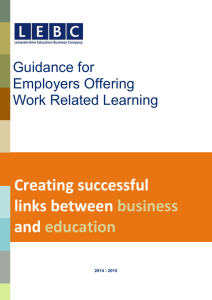 Employer Guidance Booklet 2014-2015