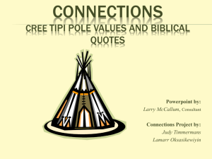 Connections Tipi Pole Values and Biblical QuotesJune2010