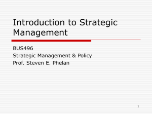 Strategic Management 5e. (Hill & Jones)