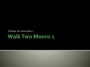 Walk Two Moons 1 - Moore Public Schools