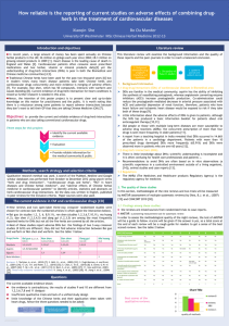 Title: How reliable is the reporting of current studies on adverse