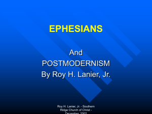 Ephesians - Old Paths Pulpit