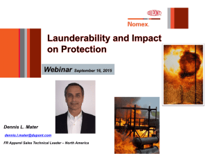 Launderability and Impact on Protection