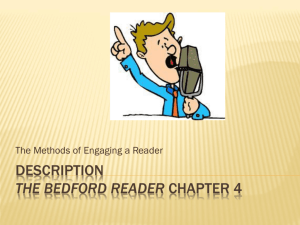 Description The Bedford reader chapter 4