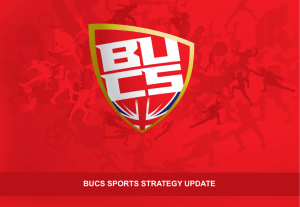 bucs sports strategy update - British Universities & Colleges Sport