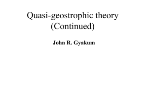 Quasi-geostrophic omega and height tendency analyses