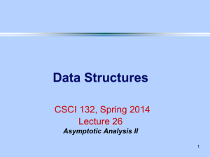 Data Structures CSCI 262, Spring 2002 Lecture 2 Classes and